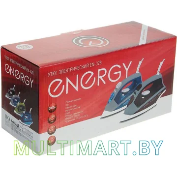 Утюг Energy EN-328 (серый/бордовый) картинка 3